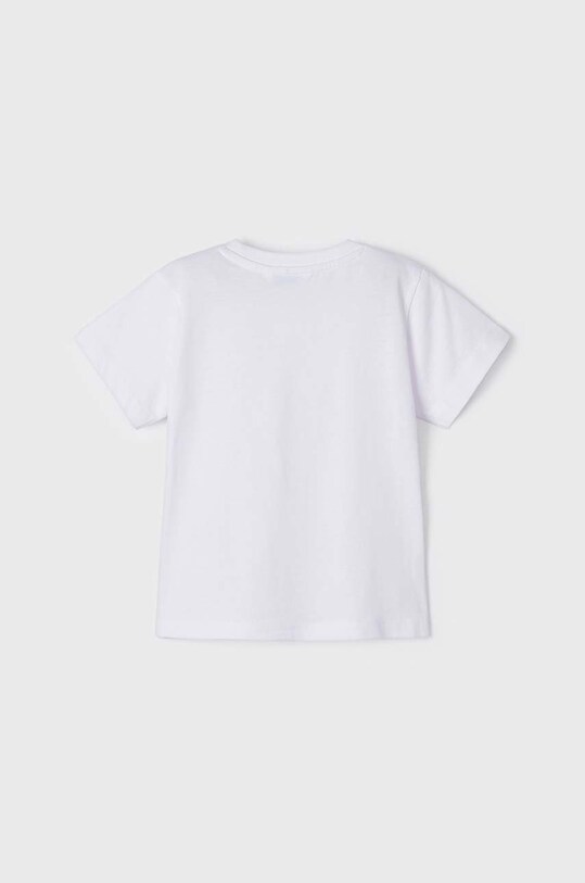 Chłopiec Mayoral t-shirt bawełniany dziecięcy 3016.5F.MINI.B biały