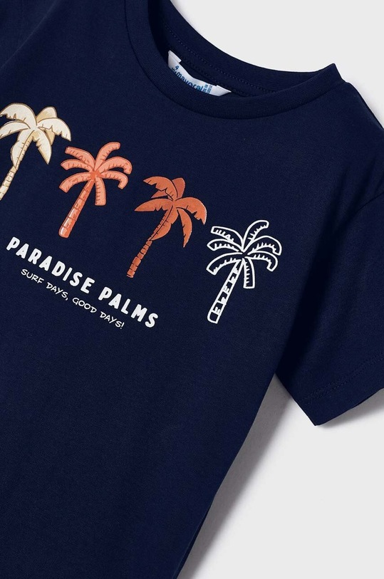 Chłopiec Mayoral t-shirt bawełniany dziecięcy 3016.5F.MINI.B granatowy