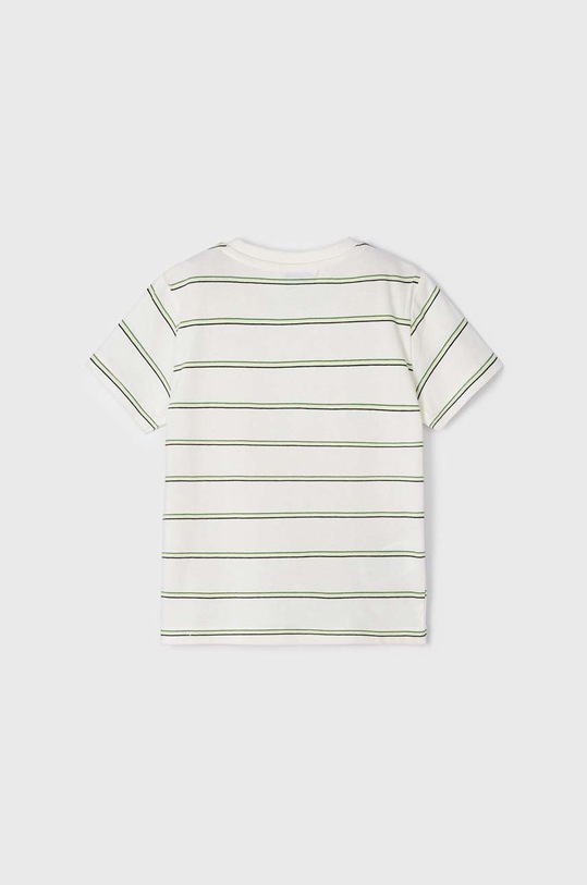 Mayoral t-shirt bawełniany dziecięcy zielony 3017.5F.MINI.B