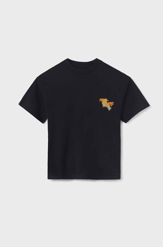 Mayoral t-shirt bawełniany dziecięcy nadruk szary 6076.7C.JUNIOR