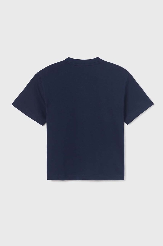 Mayoral t-shirt bawełniany dziecięcy 840.7A.JUNIOR granatowy SS23