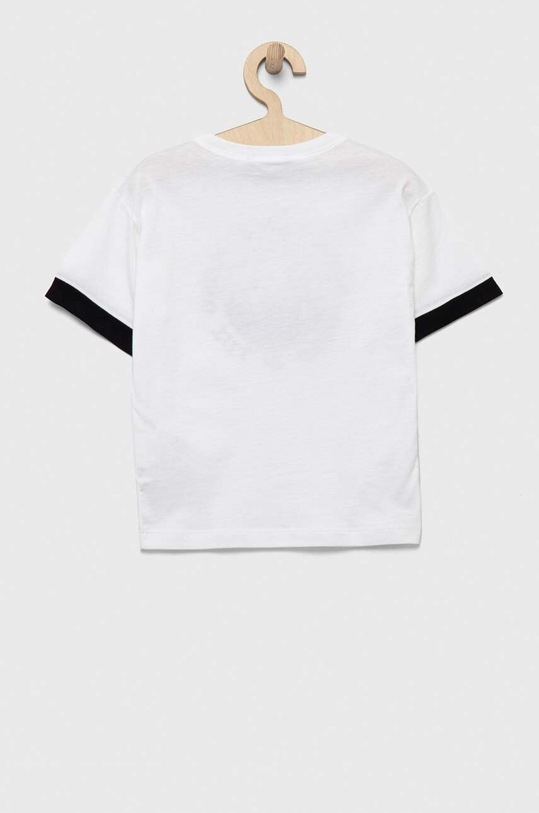 Chłopiec Sisley t-shirt bawełniany dziecięcy 3096X1034.G.SEASONAL biały