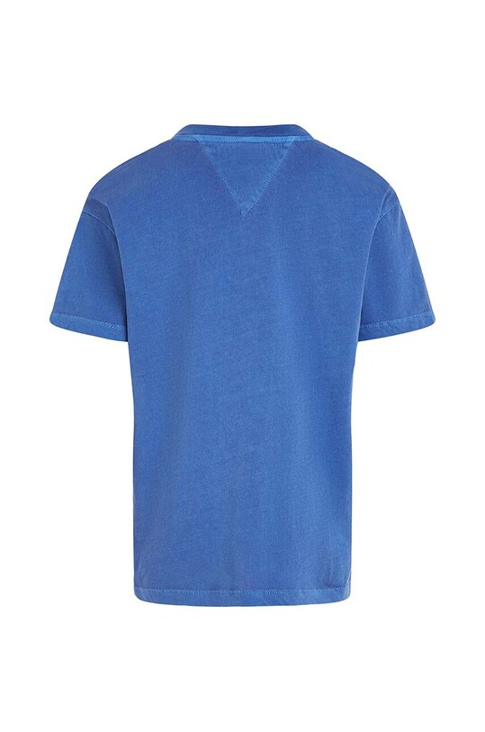 Chłopiec Tommy Hilfiger t-shirt bawełniany dziecięcy KB0KB08207.PPYX granatowy