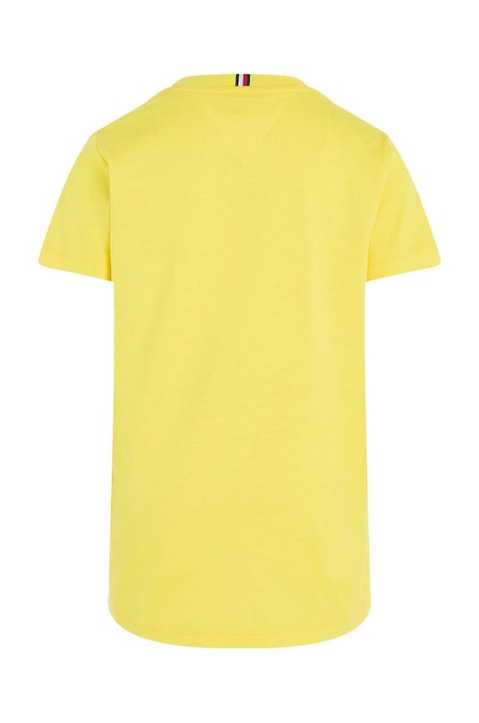 CHLAPEC Dětské bavlněné tričko Tommy Hilfiger KB0KB08204.PPYX žlutá
