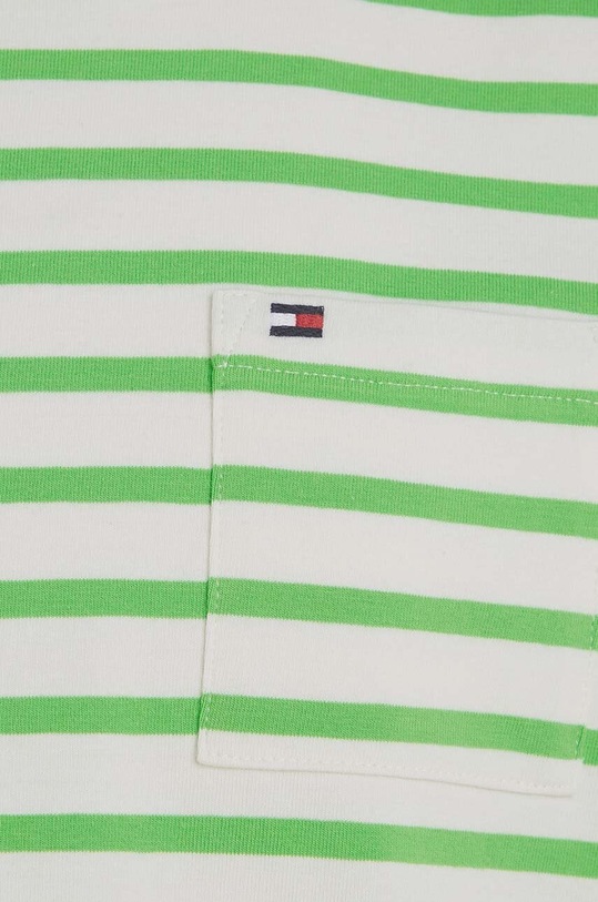 Детска тениска Tommy Hilfiger зелен KB0KB08198.PPYX