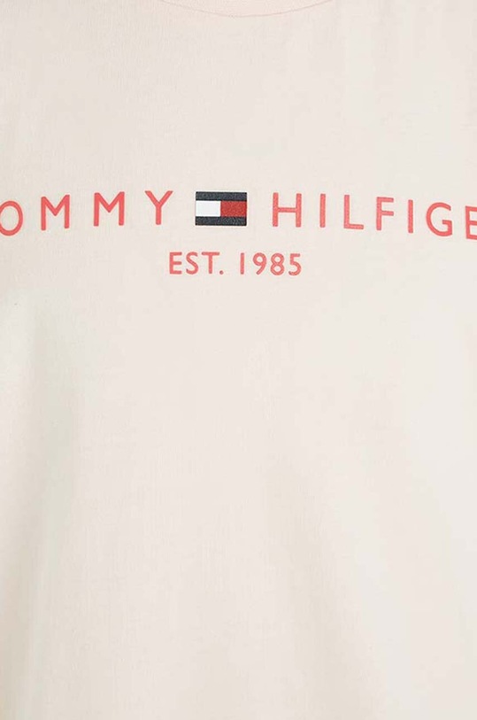 Tommy Hilfiger t-shirt bawełniany dziecięcy różowy KS0KS00397.PPYX