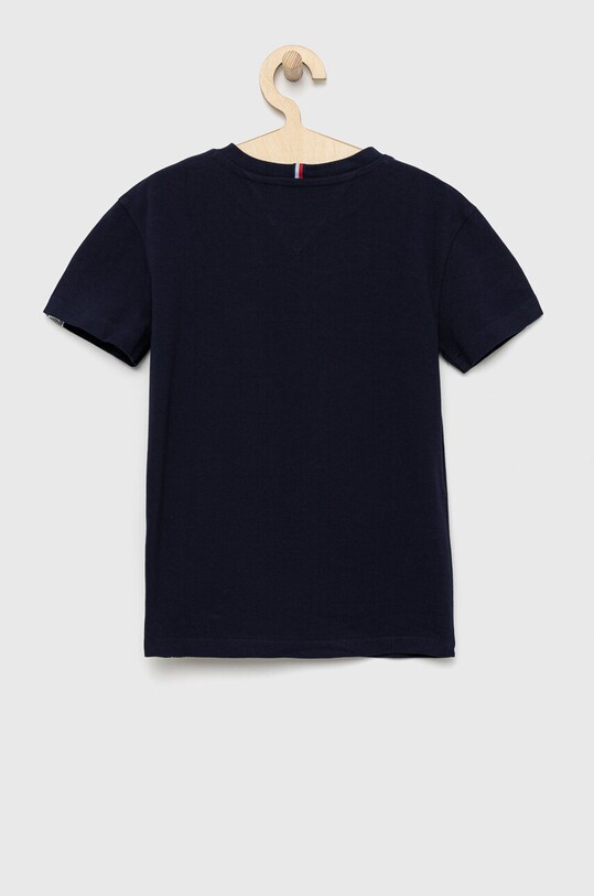 Tommy Hilfiger t-shirt bawełniany dziecięcy KB0KB08196.PPYX granatowy SS23