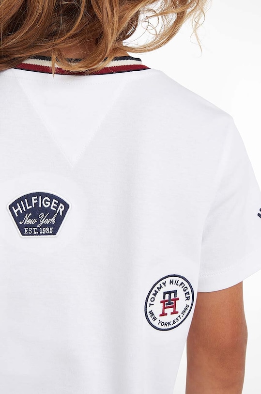 Tommy Hilfiger t-shirt bawełniany dziecięcy KB0KB08209.PPYX biały