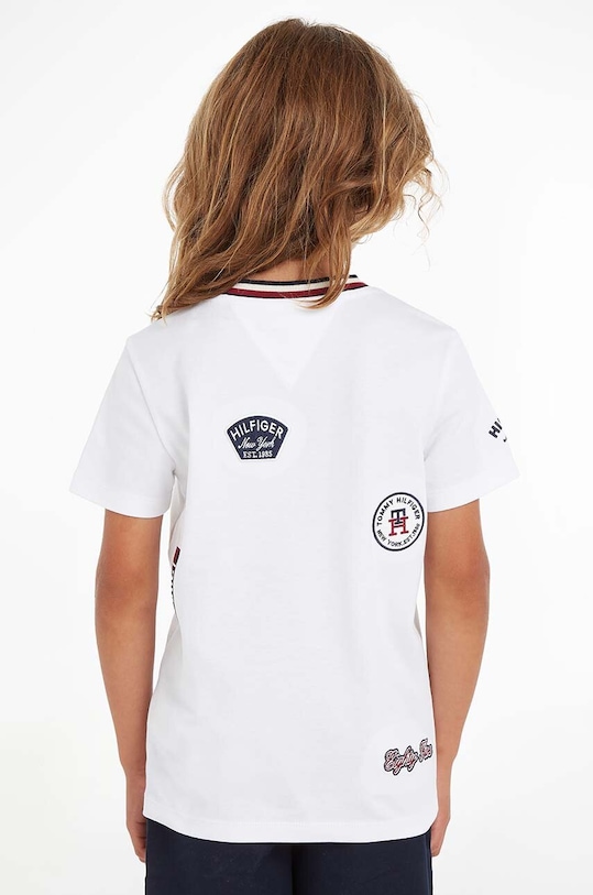 Tommy Hilfiger t-shirt bawełniany dziecięcy KB0KB08209.PPYX