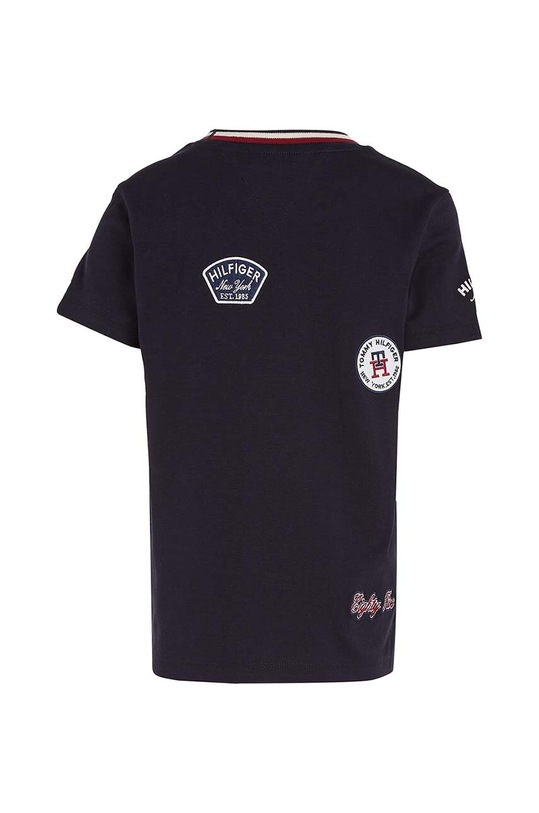 CHLAPEC Dětské bavlněné tričko Tommy Hilfiger KB0KB08209.PPYX námořnická modř