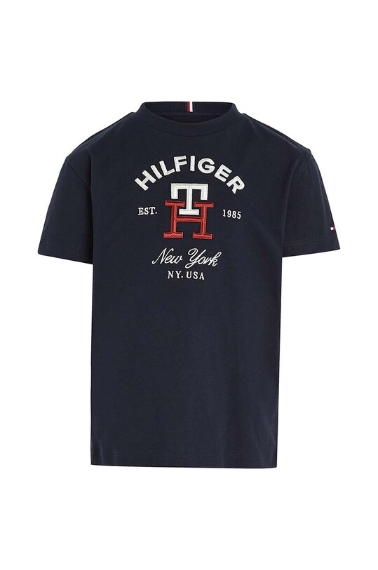 Tommy Hilfiger gyerek pamut póló KS0KS00393.PPYX sötétkék SS23