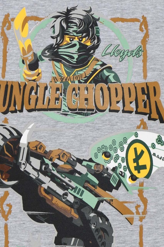 Fiú Lego gyerek pamut póló 12010801.B szürke