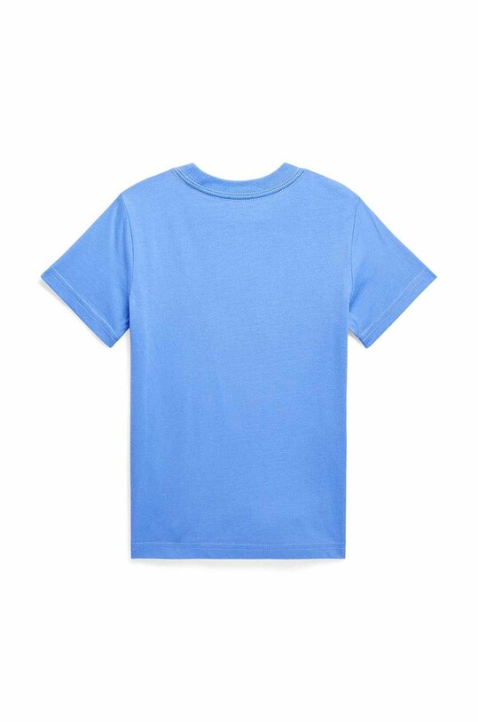 Дитяча бавовняна футболка Polo Ralph Lauren 322853828015 блакитний SS23