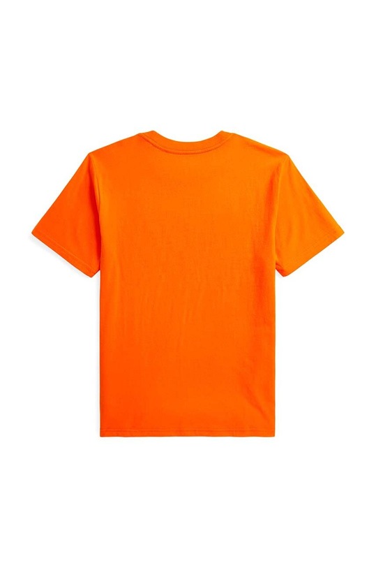 Polo Ralph Lauren t-shirt bawełniany dziecięcy 323902456002 pomarańczowy SS23