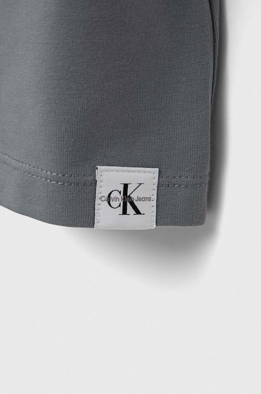 Chłopiec Calvin Klein Jeans t-shirt dziecięcy IB0IB01664.PPYX szary