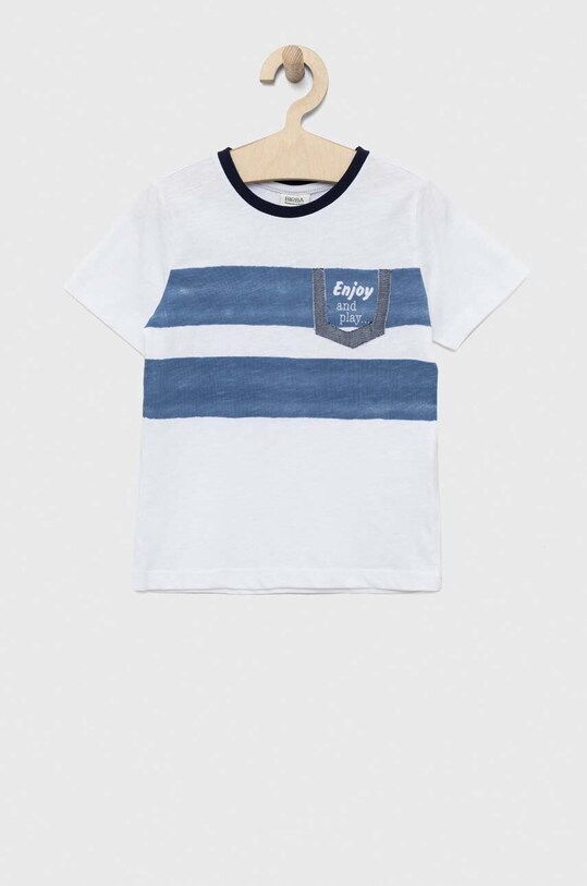 Birba&Trybeyond t-shirt bawełniany wzorzyste niebieski 999.64057.00.104.122