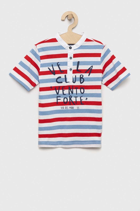 Birba&Trybeyond t-shirt bawełniany dziecięcy nadruk biały 999.64099.00.104.122