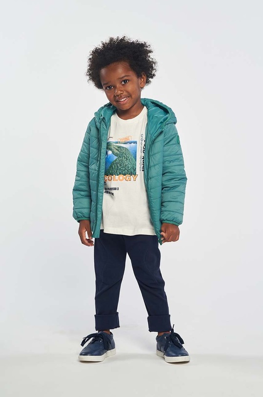 Dětské bavlněné tričko Birba&Trybeyond kulatý bílá 999.64471.00.134.176