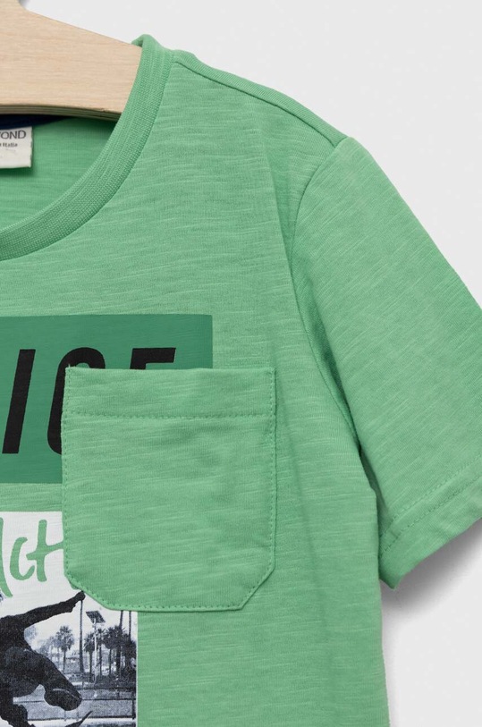 Chłopiec Birba&Trybeyond t-shirt bawełniany dziecięcy 999.64476.00.104.128 zielony
