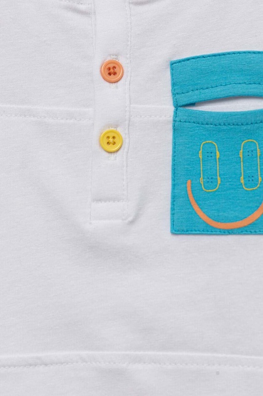 Chłopiec Coccodrillo t-shirt niemowlęcy WC3143203SKN biały