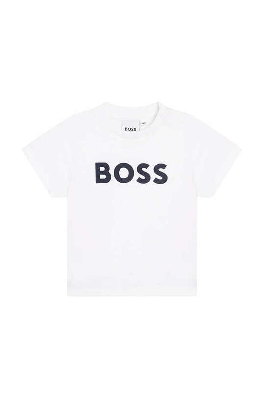 BOSS tricou de bumbac pentru copii print alb J05P12.86.94