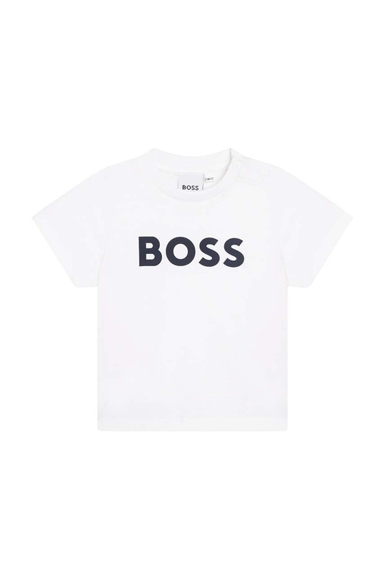 BOSS tricou bebe print alb J05P12.67.81
