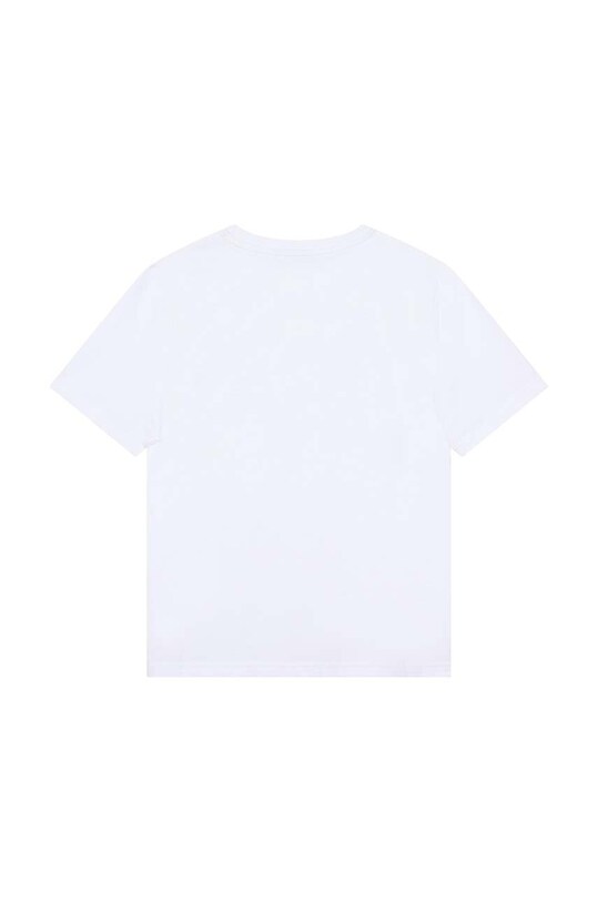 BOSS tricou de bumbac pentru copii J25P24.162.174 alb AA00