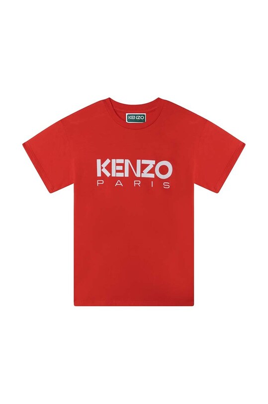 Kenzo Kids gyerek pamut póló pamut piros K25777