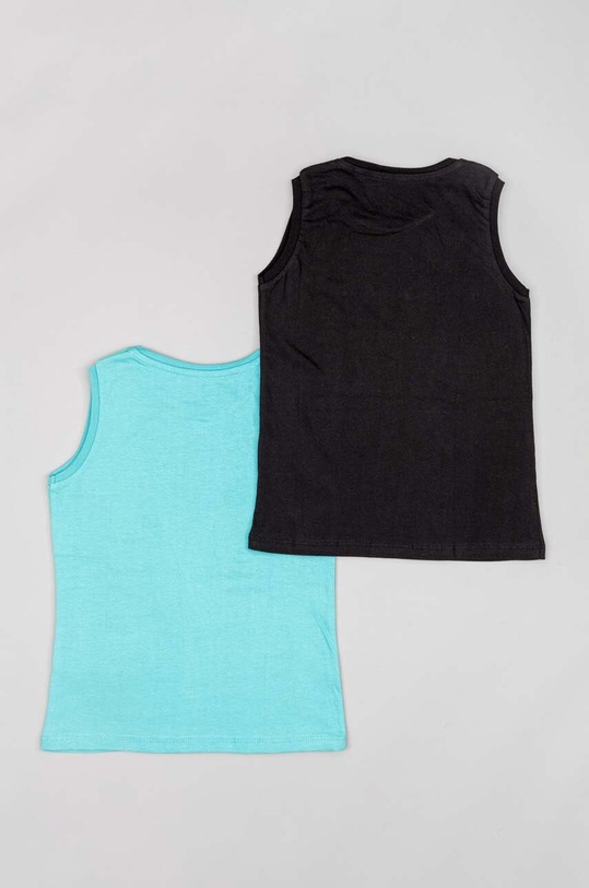 Dětské bavlněné tričko zippy 2-pack ZKBAP0303.23042 modrá SS23