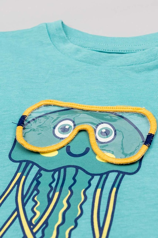 Băieți zippy tricou din bumbac pentru bebelusi ZBBAP0303.23015 albastru