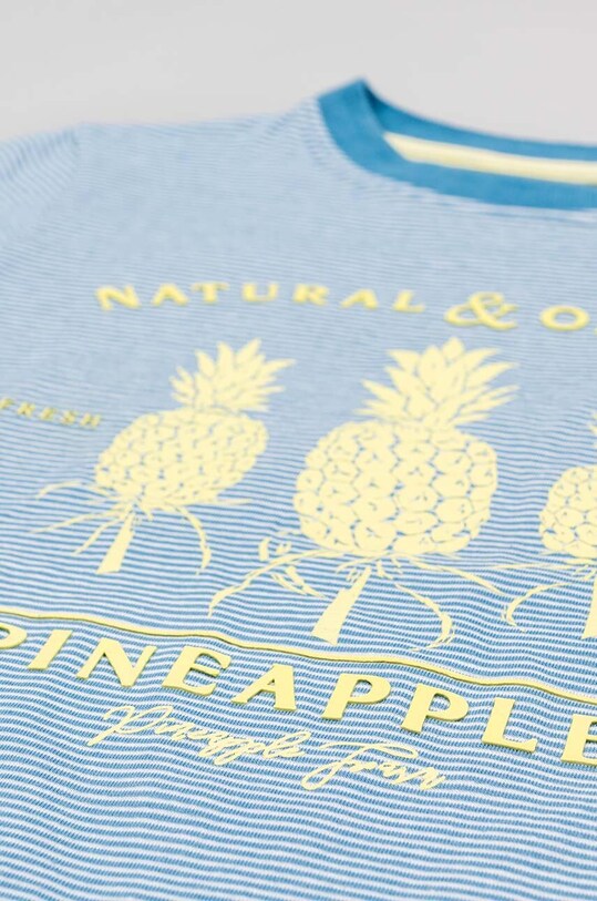 Chłopiec zippy t-shirt bawełniany dziecięcy ZKBAP0303.23032 niebieski
