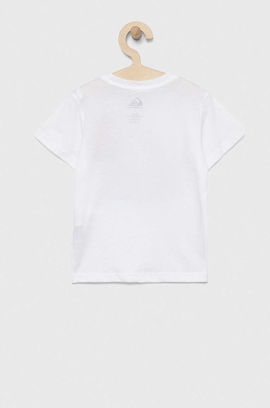 Dětské bavlněné tričko Quiksilver EQKZT03523 bílá SS23