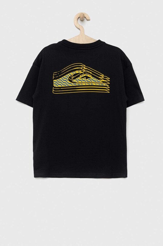 Detské bavlnené tričko Quiksilver bavlna čierna EQBZT04617