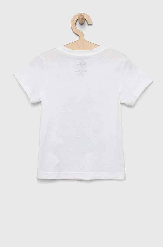 Dětské bavlněné tričko Quiksilver EQKZT03519 bílá SS23