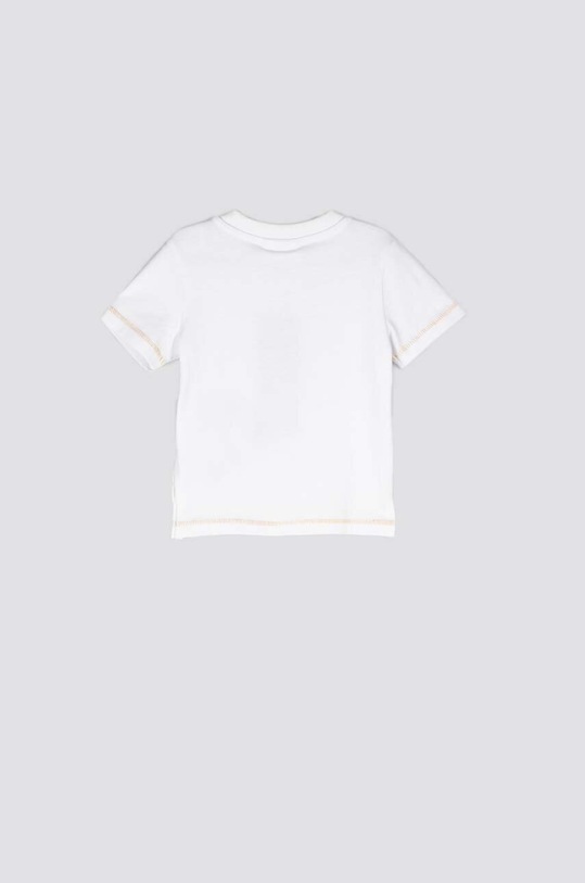 Coccodrillo t-shirt bawełniany dziecięcy WC2143202HUG biały SS23