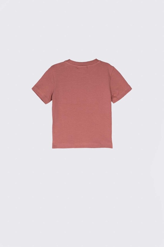 Dětské bavlněné tričko Coccodrillo WC2143203HUG burgundské SS23