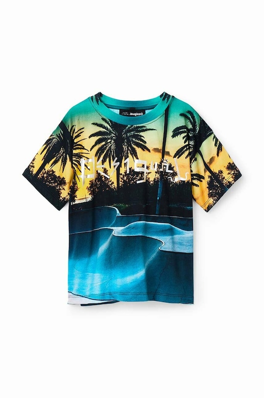 Dječja pamučna majica kratkih rukava Desigual 23SBTK15 šarena SS23