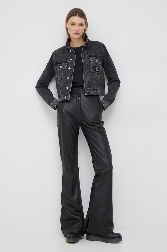 Calvin Klein t-shirt bawełniany K20K205410.PPYX czarny AA00