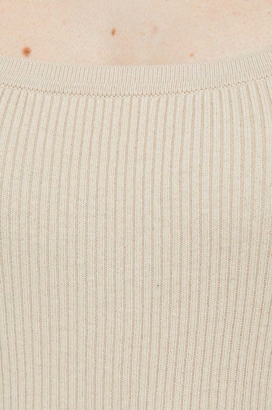 Top από μείγμα μαλλιού Calvin Klein K20K204984.PPYX μπεζ