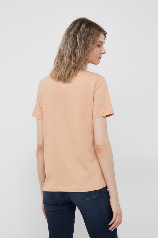 Oblačila Bombažna kratka majica Calvin Klein K20K202142.PPYX oranžna