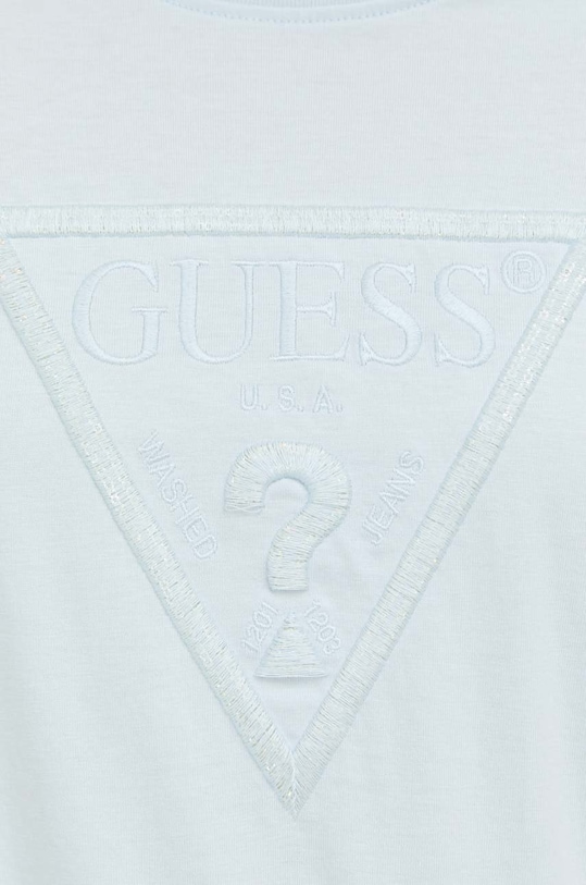 Βαμβακερό μπλουζάκι Guess W3RI19.I3Z14 μπλε