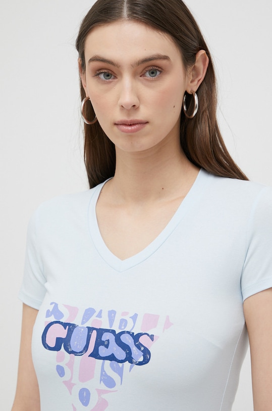 Guess t-shirt niebieski W3RI59.J1314