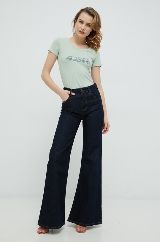 Guess t-shirt W3RI61.J1314 zielony SS23