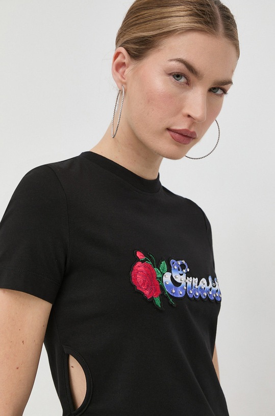 Tričko Guess černá W3RI22.J1314
