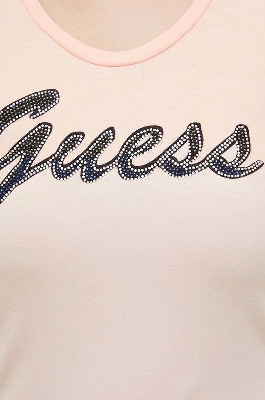 Guess t-shirt różowy W3RI50.J1314