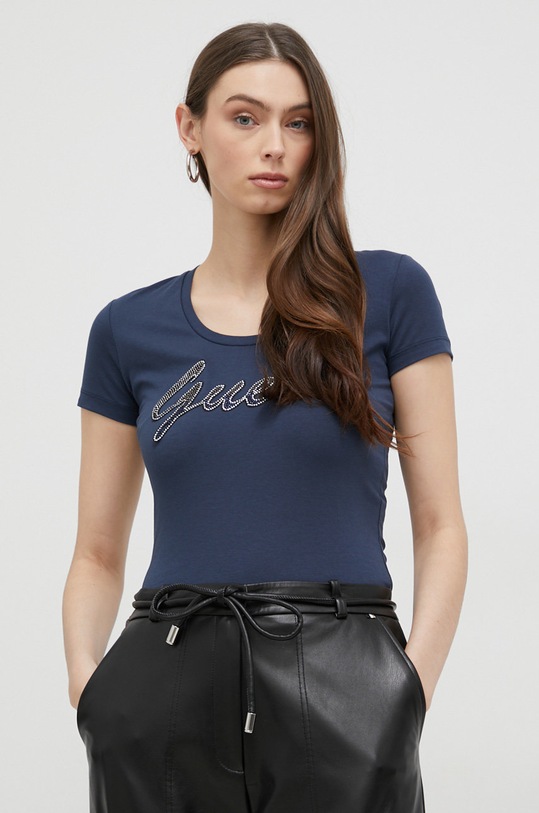 Guess t-shirt W3RI50.J1314 granatowy SS23