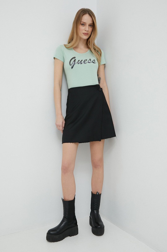 Guess t-shirt W3RI50.J1314 zielony SS23
