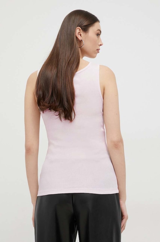 Дрехи Памучен топ Guess W3RP07.K1814 розов