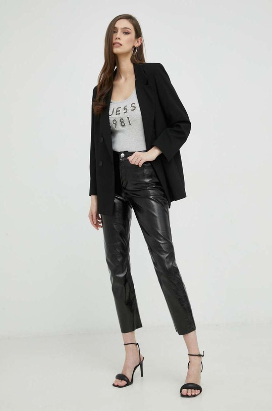 Guess top bawełniany W3RP07.K1814 szary SS23