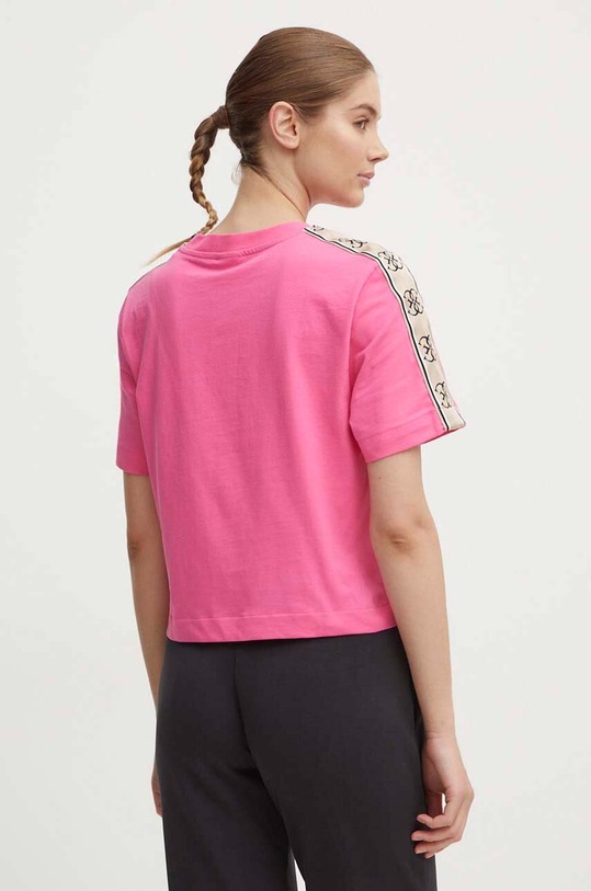 Odzież Guess t-shirt bawełniany BRITNEY V3RI08.I3Z14 różowy